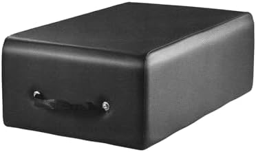 Premium Pilates Sitting Box - 24"x16"x9.5" Reformer Accessory, Durable PU & Wood, Portable Handle, Ideal for Home Gym, Studio Workouts, Enhance Pilates Practice