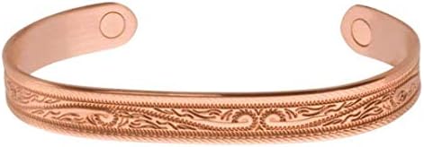 Western Scroll Magnetic Wristband - Extra Large