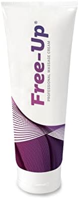Free-Up-Professional Massage Cream, Fragrance-Free, Great Glide, Lubricity, Tissue Perception, Perfect for Physical Therapy, Massage Versatile, Non-Greasy, 8 Oz Tube, Made in The USA