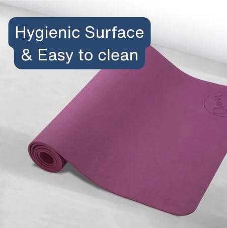 Premium Clever Yoga Mat - Extra Long Yoga Mat Suitable For All Yoga Types - Workout Mat For Home Or On The Go - Includes Our Perfect Fit Mat Bag