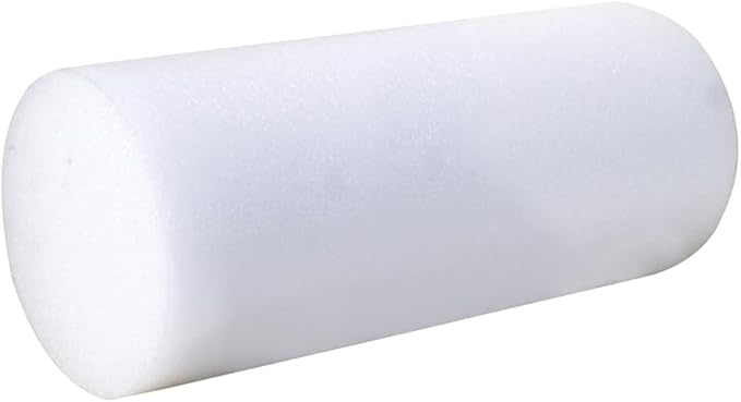 Body Sport Foam Roller, Full Round 6 in. x 18 in. – Lightweight & Durable for Flexibility, Strengthening & Rehab – High-Density Foam for Muscle Reeducation, Spinal Stabilization & Pressure Relief