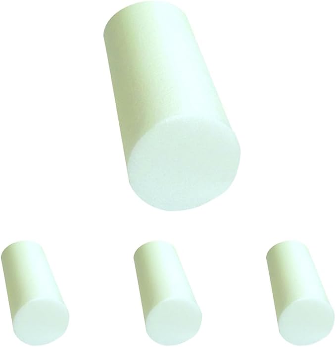 CanDo 30-2101 Round PE Foam Roller, 6x12-Inch