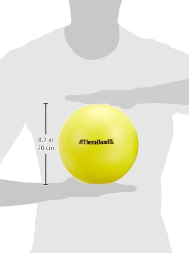 THERABAND Mini Ball, Small Exercise Ball for Yoga, Pilates, Abdominal Workouts, Shoulder Therapy, Core Strengthening, At-Home Gym & Physical Therapy Tool
