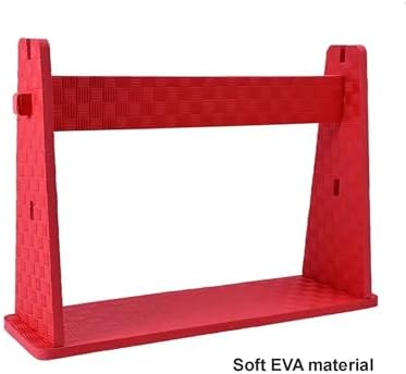 Lightweight Speed Hurdles Training Hurdles,Height Adjustable Foam Agility Hurdles,Detachable Training Hurdle Equipment(Red,1 pcs)