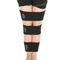 Health Gear 3pcs Leg Correction Belts, Posture Corrector for O X Type Leg, Orthopedic Leg Belt Bow Legs Correction, 3 Size for Thigh Knee Shin, Straighten Legs Band for Adult and