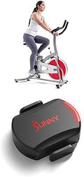 Bundle of Sunny Health & Fitness Indoor Cycling Exercise Bike with LCD Monitor SF-1203 + Sunny Health & Fitness Exercise Cycling 2-in-1 Advanced Cadence Sensor CB110
