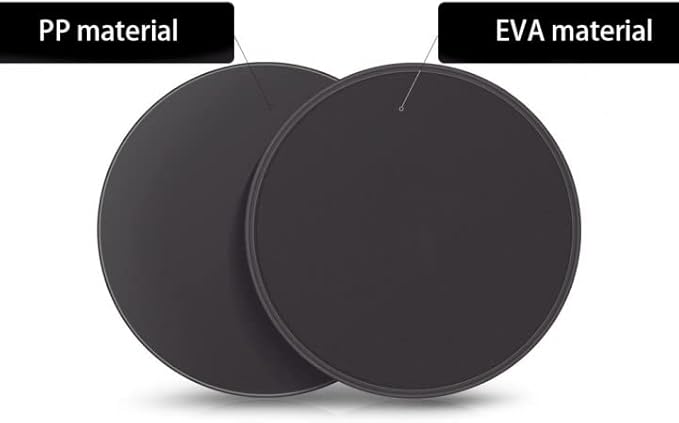 2 Pcs Core Workout Sliders Double Side Usage Strength Sliders Wear Resistant Exercise Gliding Discs for Home, Carpet Hardwood Floors Yoga, Pilates