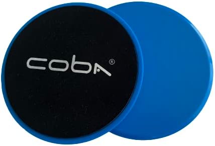 COBA Board Core Sliders Dual Sided Gliding Discs for Full Body Workout on Carpet Tile or Hardwood Floor Fitness & Home Exercise Accessory 2 Pack