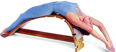 Whale Therapeutic Stretching Bench – Natural Wooden Spine Stretcher for Back Pain Relief, Flexibility Training and Full-Body Mobility – Yoga, Pilates and Home Wellness Tool - Made in USA