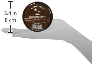 3-in-1 Massage Candle, Isle of You Scent - 6 oz. - Candle, Massage Oil & Moisturizer in One - Coconut, Apricot & Soybean Oil - Vegan & Cruelty Free
