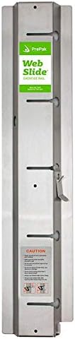 Web Slide Single Rail, Stainless Steel - Perfect for Dynamic Warm-ups, CrossFit, Stretching, and Strength Building - Physical Rehab Equipment for Clinic, Home, or Gym