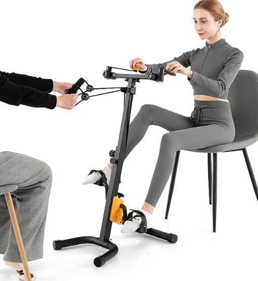 Bitodd Scooter Exercise Bike, Adjustable Exercise Bike, Multifunctional Exercise Bike, Exercise Equipment Load Capacity 264.55 Lbs, Scooter Exercise Bike for Home, Gym, Hotel