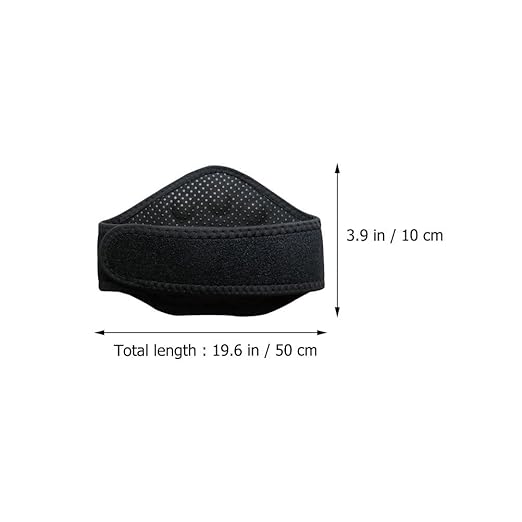 Neck Support Brace Strap: Adjustable Warm Magnetic Collar Self Heating Wrap Tourmaline - Neck Support for Men and Women