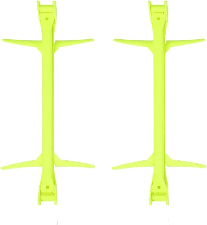 Akozon Speed Training Hurdles, 2pcs Football Soccer Aids Adjustable Multipurpose portable hurdle for Yellow Hurdle Set (2pcs)