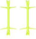 Hurdles Training Equipment, Speed Hurdles Yellow 2pcs Plastic Adjustable Height Soccer Speed Training Aids Soccer Training Equipment for Athletes on The