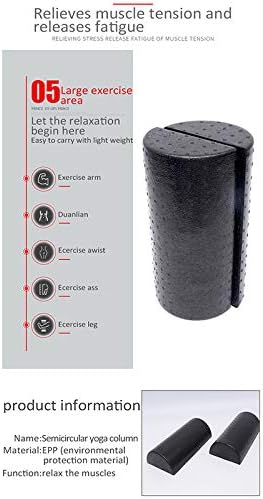 1Pair 30cm Half Round Foam Roller for Yoga Sport Balance Pad Yoga Blocks