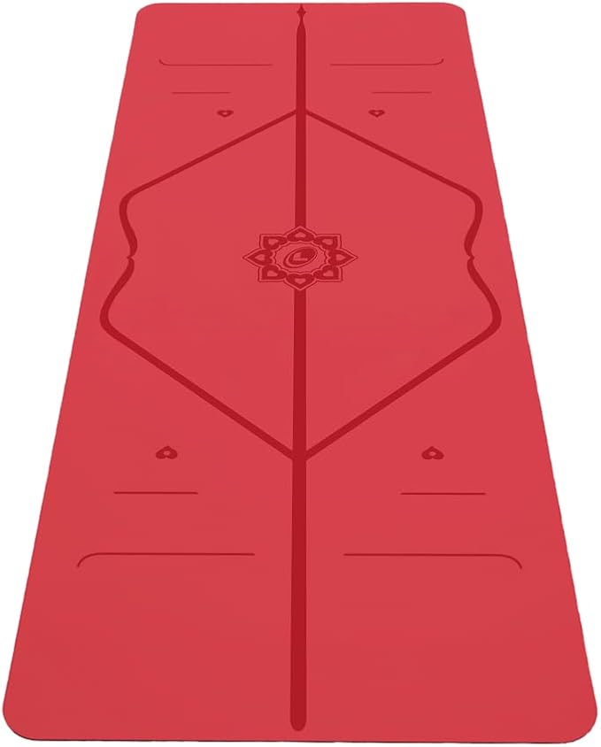 Liforme Special Yoga Mat – Free Yoga Bag Included - Patented Alignment System, Warrior-like Grip, Non-slip, Eco-friendly, Sweat-Resistant, Long, Wide, 4.2mm thick mat for comfort
