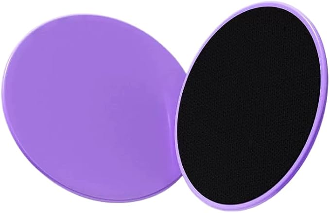 Core Sliders for Working Out, Dual Sided Exercise Gliding Discs, Home Gym Leg Shaping Workout Sliders 2 Pack