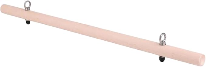 Resistance Bar Pilates Roll Down Bar with Wooden Exercise Pole for