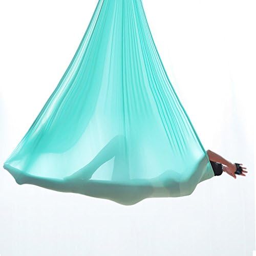 F.Life Aerial Silk 10 Yards Kit Durable Aerial Yoga Hammock with Hardware & Guide Aerial Swing for Acrobatic Flying Yoga