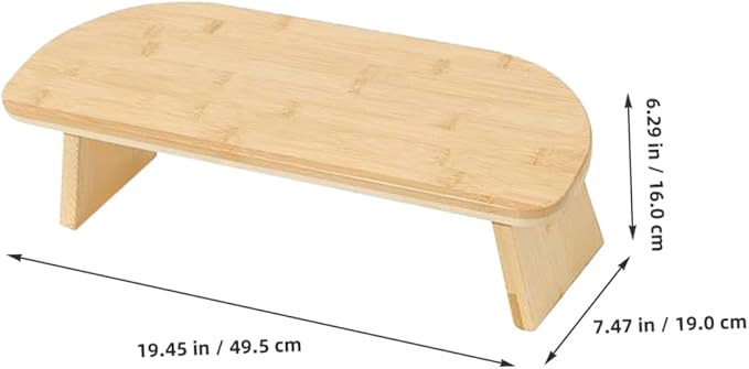 Cabilock Meditation Bench Kneel Sitting Stool Non-Skid Foldable Stool Compact for Home and Travel