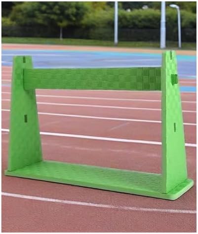Lightweight Speed Hurdles Training Hurdles,Height Adjustable Foam Agility Hurdles,Detachable Training Hurdle Equipment(Green,7pcs)