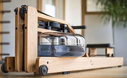 WaterRower Oak Rowing Machine with S4 BLE Monitor | USA Made Water Rower | Original Handcrafted Erg Row Machine for Home Use & Gym