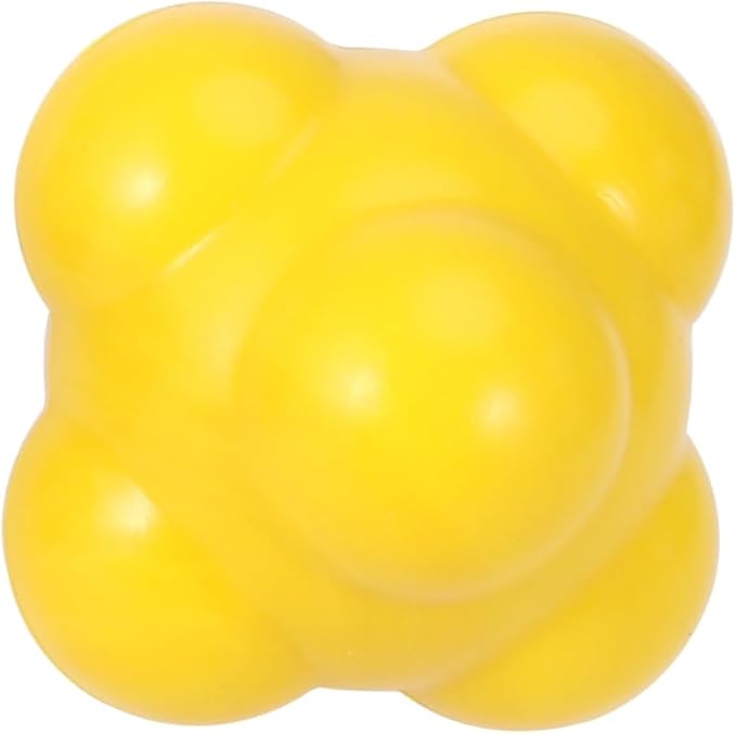 SEDLAV High-Visibility Fluorescent Yellow Reaction Ball for Baseball & Softball Training – Improve Hand-Eye Coordination, Speed & Depth Perception with Unique Hexagonal Design