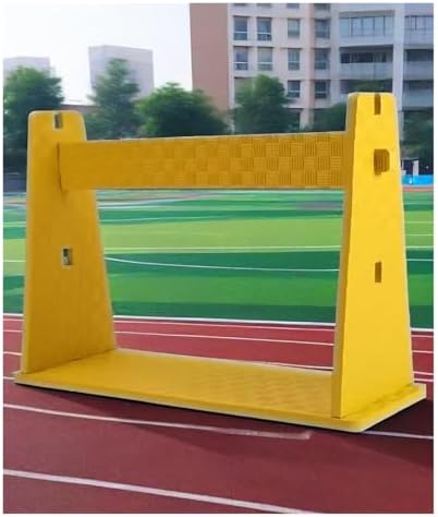 Lightweight Speed Hurdles Training Hurdles,Height Adjustable Foam Agility Hurdles,Detachable Training Hurdle Equipment(Yellow,5 pcs)