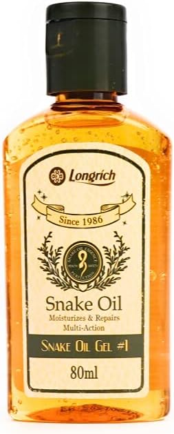Longrich Snake Oil Gel- Massage Oil/ Lotion 80ML, Gold