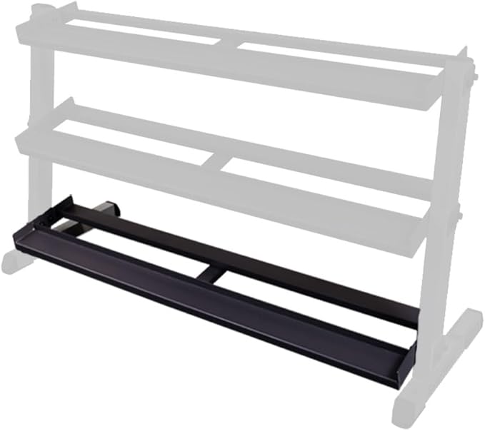 Body Solid (GDRT6B) 3rd Tier Storage Shelf, Only Compatible with Body-Solid GDR60 60-inch Dumbbell Rack