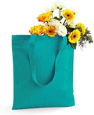 Westford Mill Unisex's WM101LEMO Wm101 Promo Bag for Life-Lemon One Size