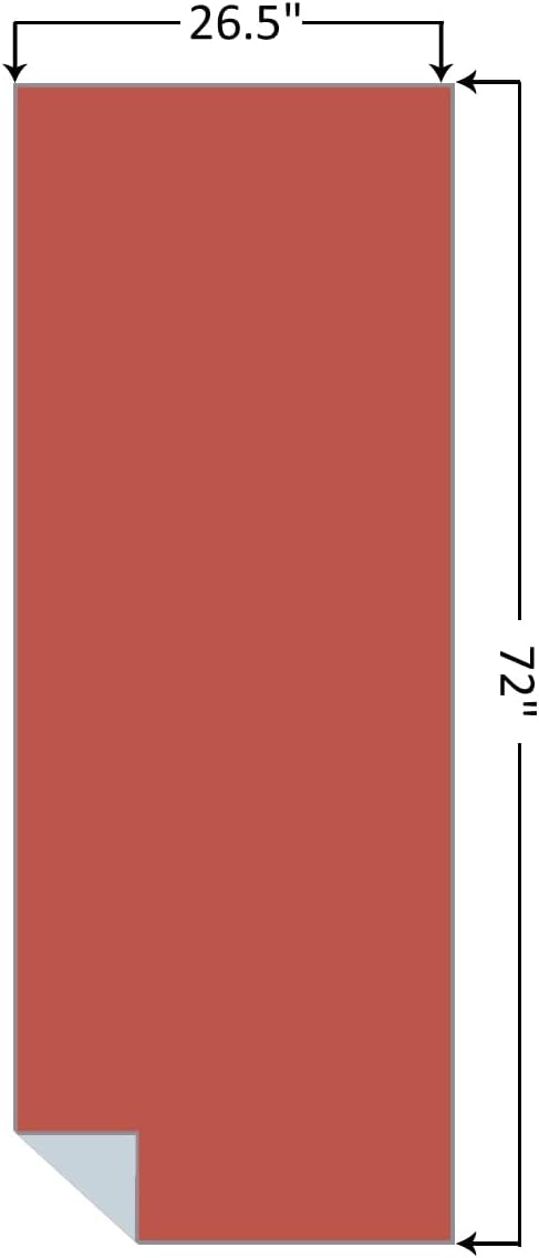 Eunzel 2 Pack Hot Yoga Towel, Reversible Two-Tone Non-Slip Yoga Mat Towel, Sweat Absorbent for Hot Yoga, Pilates and Workout, 72" x 26.5", Sedona Red& Blue/Army Green& Pink
