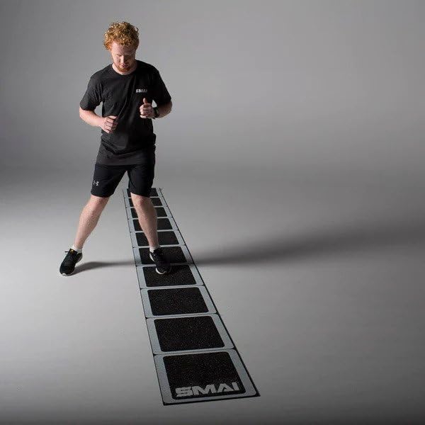 SMAI Rubber Agility Ladder for Speed and Football Fitness: Enhance Quickness, Endurance, and Coordination with Non-Slip Rubber Surface. Perfect for Athletes and Gym Workouts.