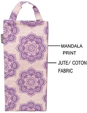 Yoga Sand Bag Jute/Cotton Unfilled for Yoga Weights and Resistance Training