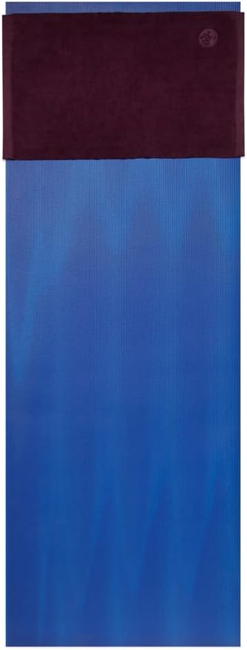 Manduka eQua Hot Hand Towel - 16" Double-Knit Microfiber Rapid Sweat Absorption Multipurpose Workout Towel 16 x 26.5 Inches