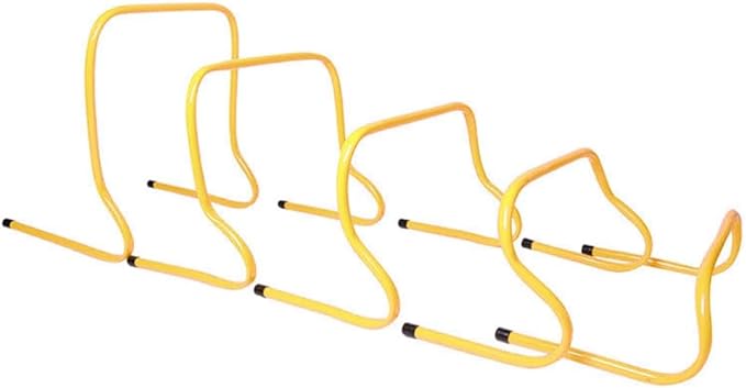 5 Pack Agility Speed Training Hurdles Detachable Agility Training Hurdles Sports Practice Equipment for Athletes, Soccer