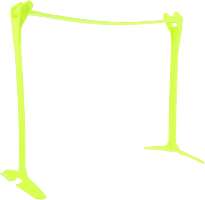 Adjustable Plastic Football Agility Speed Hurdle, Foldable Soccer Training Hurdles for Athlete Speed and Agility Drills, Green