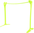 STOBAZA Adjustable Foldable Football Speed Hurdle 3-Level Height Agility Training Equipment for Athletes Soccer Speed Drills – Green Plastic