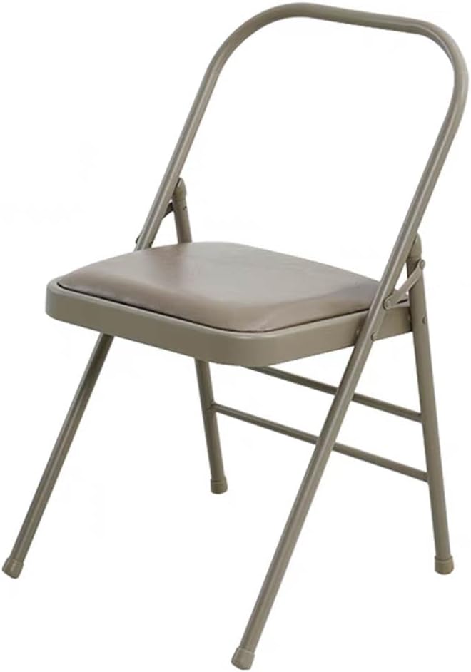 Yoga Chair, Pilates Chair,Yoga Inversion Chair,Backless Yoga Chair Props,Yoga Chair Iyengar,Grey-31.5in