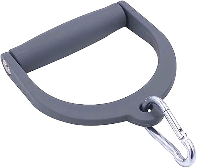 D Handle Pull Down Cable Attachment Set Tricep Grip Pulley Exercise Handles for Home Gym Strength Training Equipment