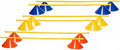 Ultimate Agility Training Bundle,10-Piece Hurdle Set with 20 Cones, Adjustable Poles & Carry Bag – Speed, Agility & Coordination Drills Equipment