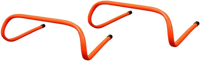 Homoyoyo 2pcs Plastic Training Hurdles 15cm Wear-Resistant Speed and Agility Hurdles for Youth Soccer Football Fitness Drills
