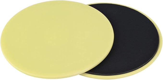 Qiilu Core Sliders Exercise Sliding Disc Fitness Core Slider Sport Full Body Workout Slider