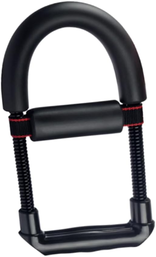Electrophoresis Wrist Exerciser Arm Trainer Adjustable Strength Training Device for Forearm Grip Power High Elasticity Non Slip Sponge Durable Plastic Construction Black