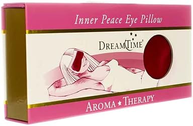 DreamTime Inner Peace Eye Pillow, Cranberry Velvet