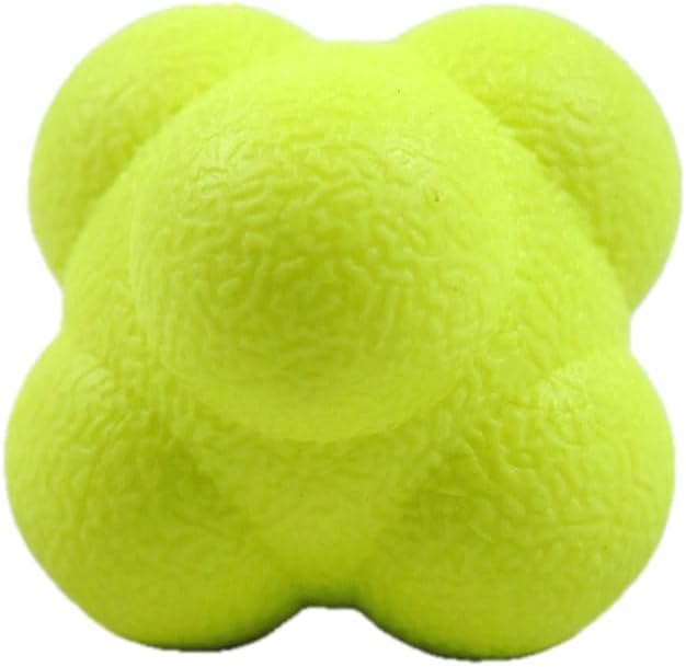 Reaction Balls 4 Pack, 2.2-2.8 Inch - Hand-Eye Coordination Trainer, Reflex & Agility Training Equipment for Baseball, Handball, Sports & Fitness for Outdoor Fun, (only for 12+ Adults)