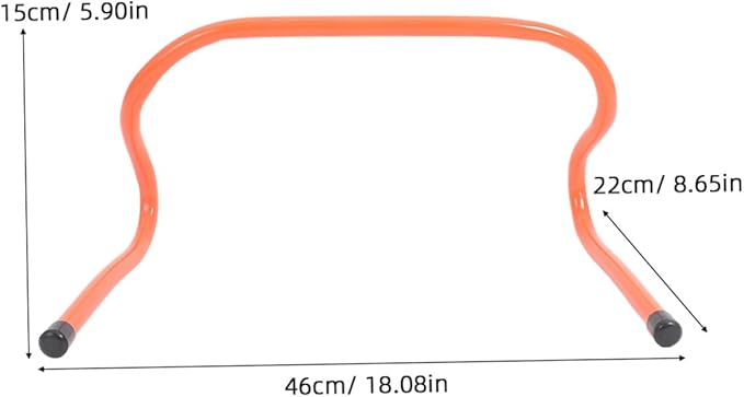 PRETYZOOM 4pcs ’s 15cm Plastic Speed Hurdles Set for Football Agility Training, Wear-Resistant Track and Soccer Training Equipment for Youth Sports and Fitness