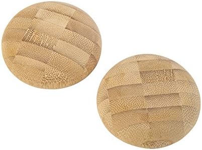 Bamboo Small Stone (Set of 2) to Provide Warmth to The Stressed Body Parts | 100% Bamboo Massage Tool