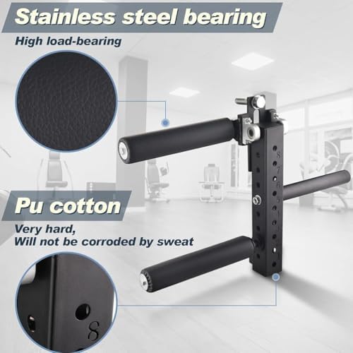 Adjustable Leg Extension & Curl Attachment for Home Gym - 16mm Compatible Lower Body Fitness Equipment for Strength Training & Muscle Building, Perfect for Home Workouts